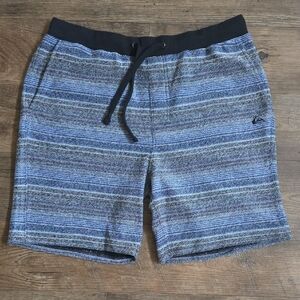 Quiksilver Men's Multicolor Striped Athletic Shorts